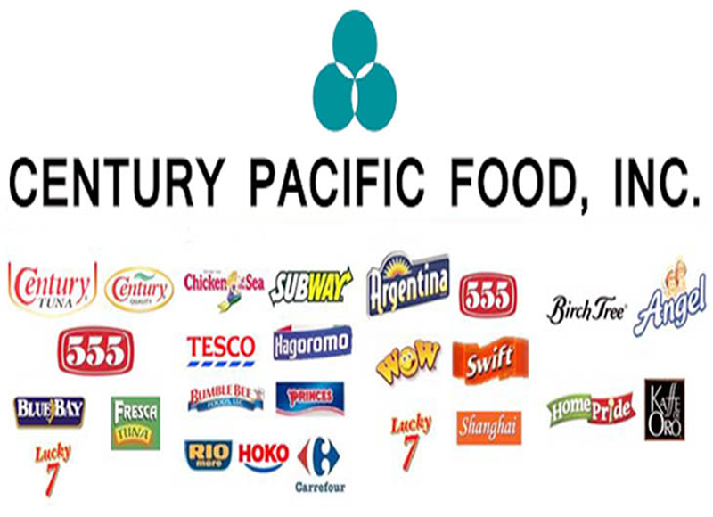 Century Pacific Food Inc.  Brands and Products you love and trust
