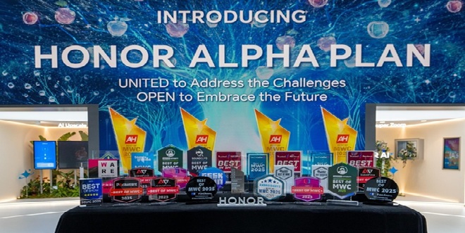 Groundbreaking ALPHA PLAN Leads HONOR to 50 Awards at MWC 2025