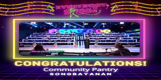 COMM PANTRY CONGRATS SONGBAYANAN