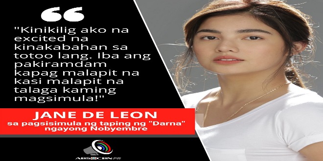 Jane de Leon sa pagsisimula ng taping ng Darna sa Nobyembre