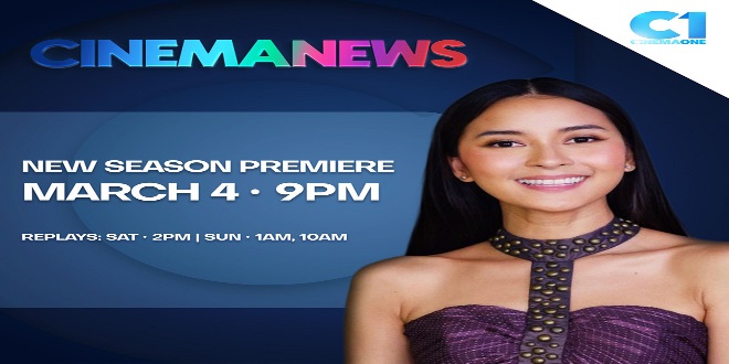 CinemaNews premiere March 4