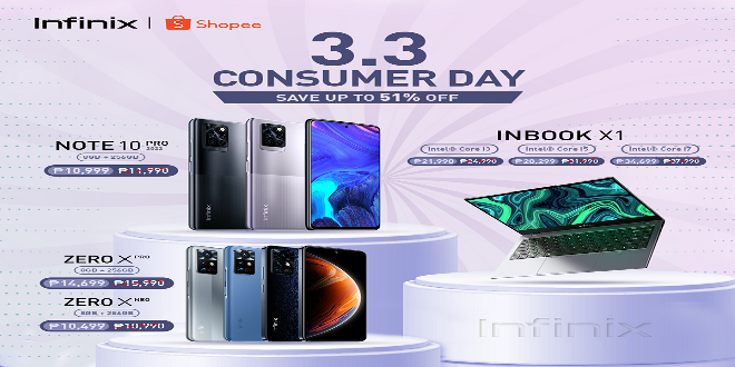 Infinix x Shopee 3.3 sale