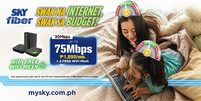 SKY Fiber new Super Speed Plan 50Mbps