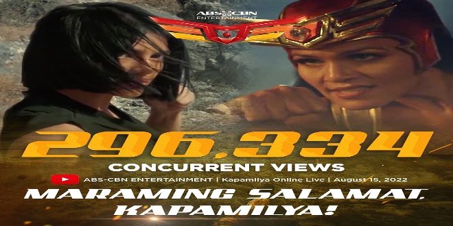 Mars Ravelo's Darna premiere live concurrent views