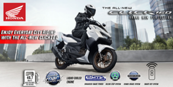 Experience the Ultimate Urban Commute with the All-New CLICK160