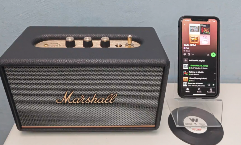 Marshall acton bluetooth wireless best sale speaker review