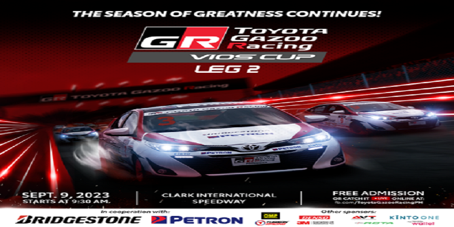 Exciting Race Track Action Awaits at the 2023 TOYOTA GAZOO Racing Vios Cup Leg 2