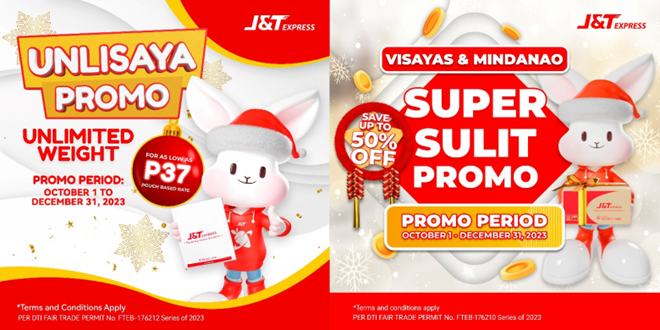 Get Holiday Spirit J&T Express' 'UnliSaya' 'Super Sulit' Promotions!