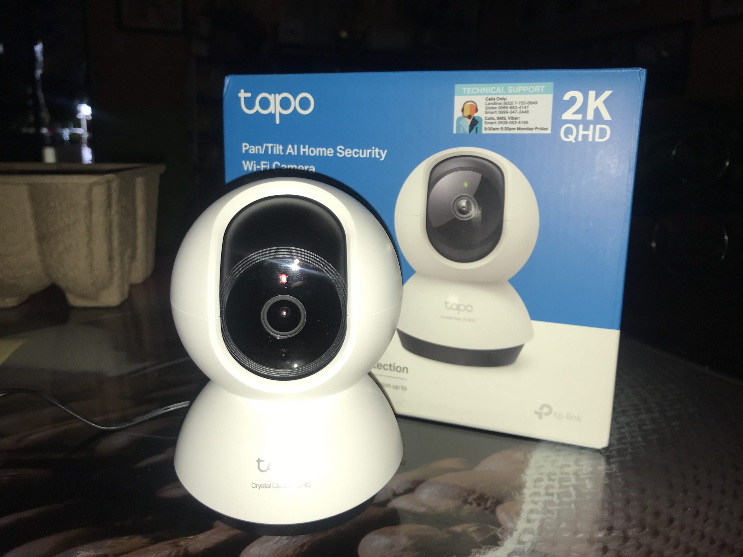 TP-Link Tapo C220 4MP 2K Pan / Tilt AI Home Security Wi-Fi Indoor Camera