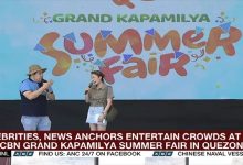 JEFF CANOY AND DENICE DINSAY-CHUA AT THE GRAND KAPAMILYA SUMMER FAIR