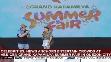 JEFF CANOY AND DENICE DINSAY-CHUA AT THE GRAND KAPAMILYA SUMMER FAIR