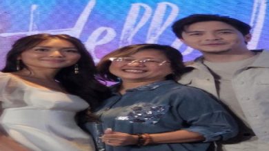 Kathryn Bernardo, Cathy Garcia-Sampana, and Alden Richards