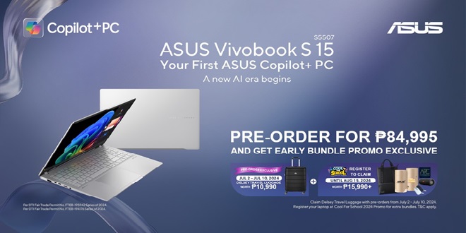 1-Pre-Order the ASUS Vivobook S 15 Copilot+ PC in the Philippines
