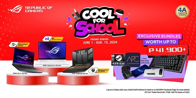 Get Ready for School with ASUS and ROG Cool for School Promo_1