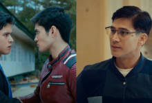 Kyle Echarri, Grae Fernandez, and Piolo Pascual in Pamilya Sagrado