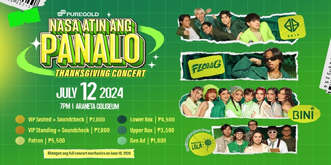 SB19, Bini, Flow G, and SunKissed Lola to Headline Puregold’s ‘Nasa Atin Ang Panalo’ OPM Event of the Year