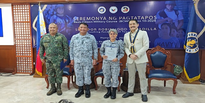 Senator Padilla Commends 48 New AFP Reservists