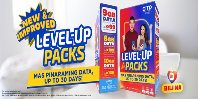 DITO Unveils Enhanced Level-Up Packs More Data and Prime Video Access