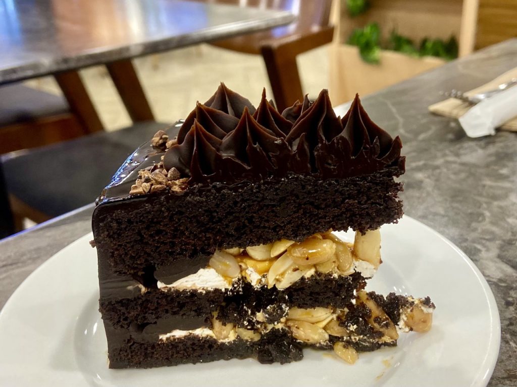 Figaro Coffee - Dark Chocolate Snickers Gateau - Photo by: Jeremae Belmonte