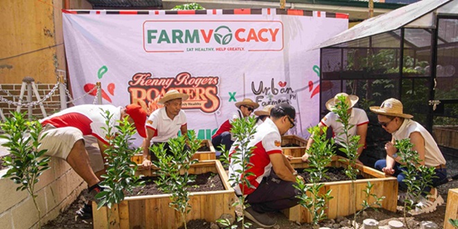 Kenny Rogers Roasters_Kenny Rogers Roasters 3rd Farmvocacy Program offers support to schools through Urban Farmers PH