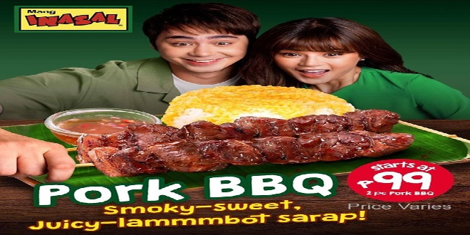 MaThon Love Team endorses Mang Inasal Pork BBQ