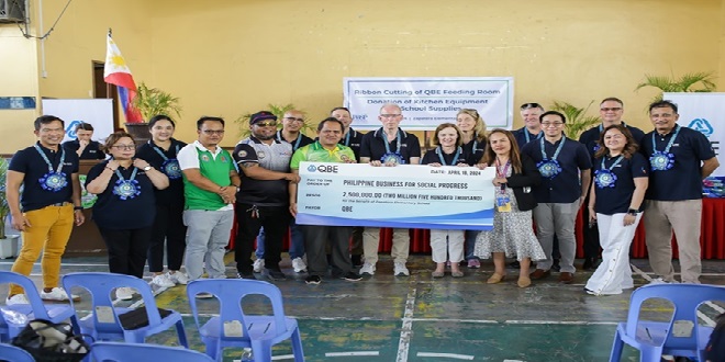 QBE adopts second school in Cebu