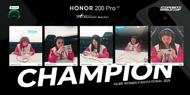 Smart Omega Empress Clinches Victory MLBB Women's Invitational 2024 with HONOR 200 Pro!