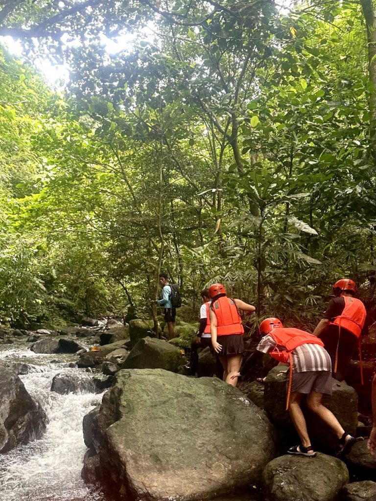 Trekking to Sapot Falls