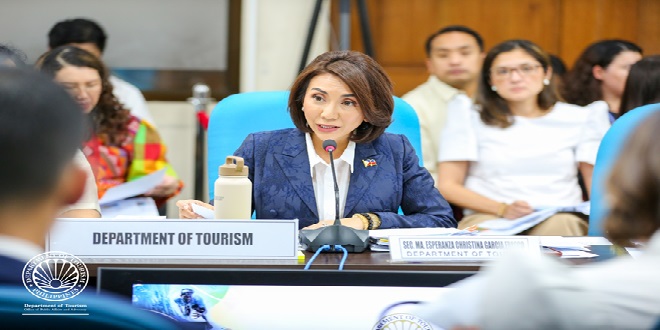 Department of Tourism (DOT) Secretary Christina Garcia Frasco