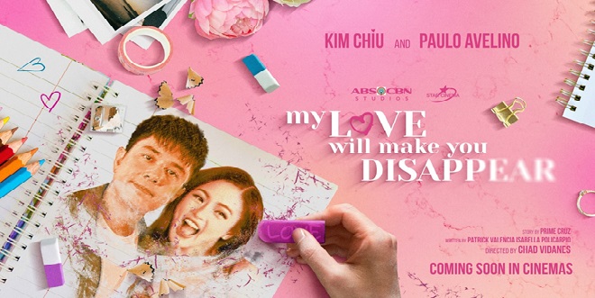 MY LOVE WILL MAKE YOU DISAPPEAR POSTER