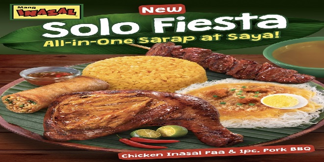 Mang Inasal Solo Fiesta is now available all over the Philippines