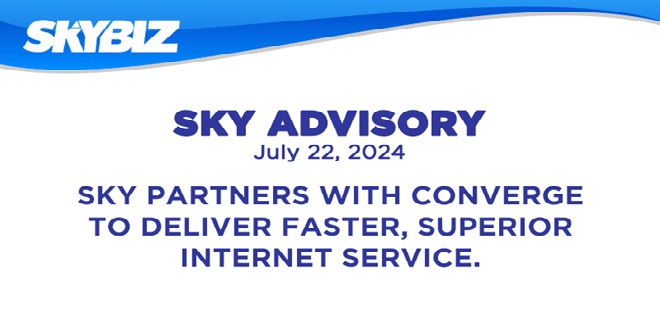 Sky Cable Partners with Converge to Enhance Fiber Internet Service