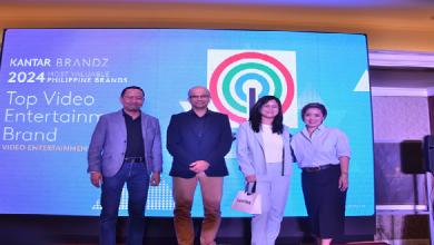 [2nd female from the right] ABS-CBN head of Content Research Diorella Agoncillo at the Kantar BrandZ 2024 Most Valuable Philippine Brands awarding ceremony