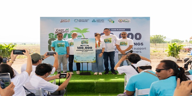 Coco Mama, CPAVI, CPFI, PCA, and Ms. Judy Ann Santos-Agoncillo Pledge 100,000 Coconut Seedlings to Coconut Farmers