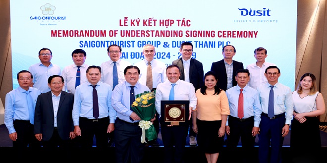 Dusit international and Saigontourist Group sign MOU