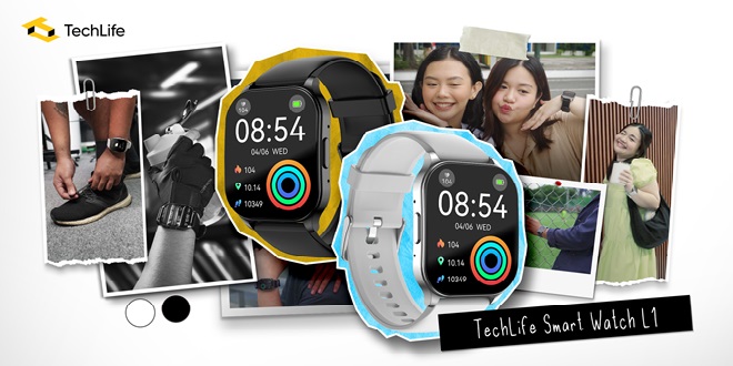 Stay Fit, Connected, and Stylish with the TechLife Smart Watch L1 KV