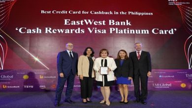 EastWest Visa Platinum Shines at Asian Banker Awards, Named Best Cashback Credit Card