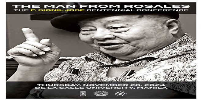 The Man From Rosales_The F. Sionil Jose Centennial Conference