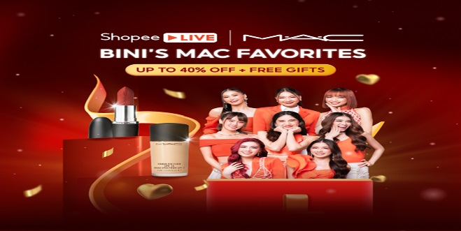 BINI Takes Center Stage on Shopee Live with 'MAC Favorites'