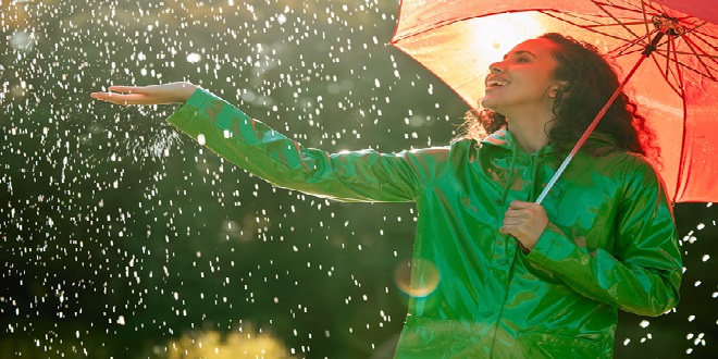 Rain,,Hands,Or,Happy,Woman,With,Umbrella,In,Park,For