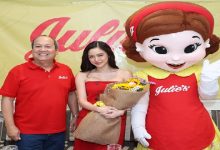 Julie's CEO Joseph Gandionco with Kim Chiu