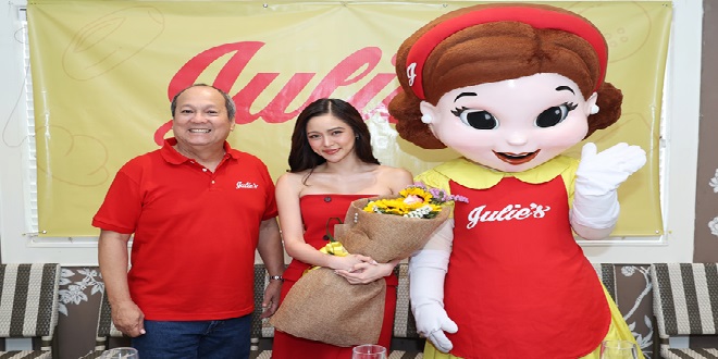 Julie's CEO Joseph Gandionco with Kim Chiu