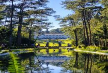 The Baguio Mansion House, as seen from a portion of the Wright Park. Photo from Facebook&#x3a_Baguio City Public Information Office