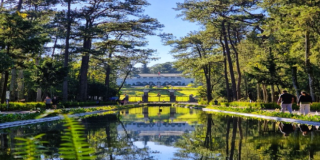 The Baguio Mansion House, as seen from a portion of the Wright Park. Photo from Facebook&#x3a_Baguio City Public Information Office