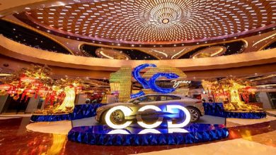 1 City of Dreams Manila - Decade of Dreams display at the main casino entrance