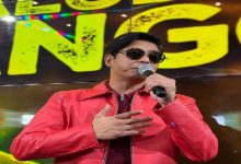 Coco Martin greets the crowd at the Saludo Kay Tanggol grand Kapamilya welcome 4