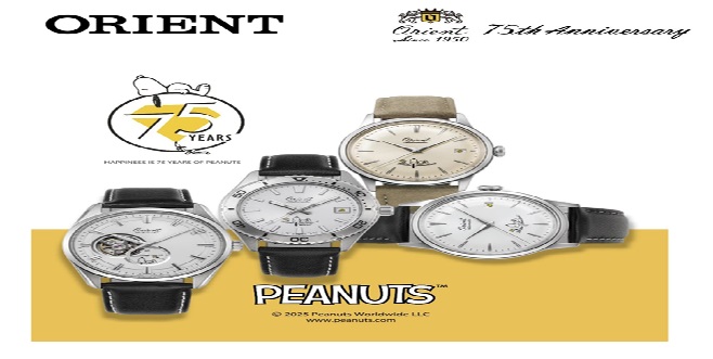 Commemorate 75 Years of Orient with New Peanuts Watches