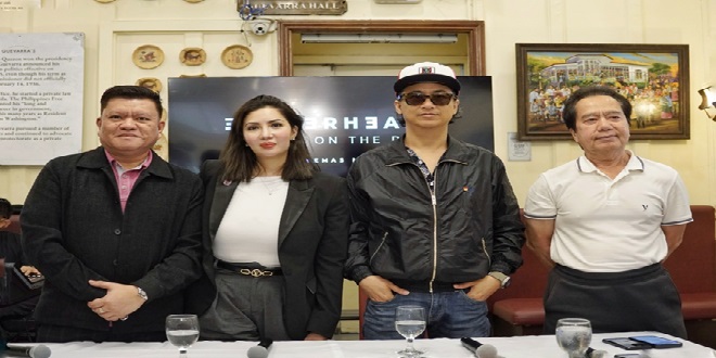 L-R Rico Gonzales, Diane Ventura, Ely Buendia, and Francis Lumen (Photo taken at Guevarra's by Chef Laudico)