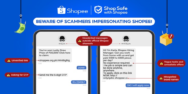 Shopee Alerts Public on Growing Task and Prize Scams