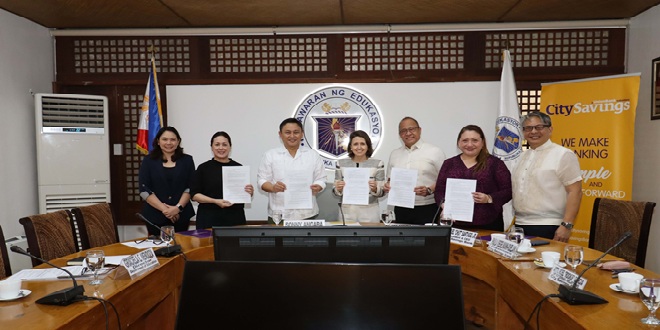 CitySavings x DepEd MOA for Digitalization Efforts